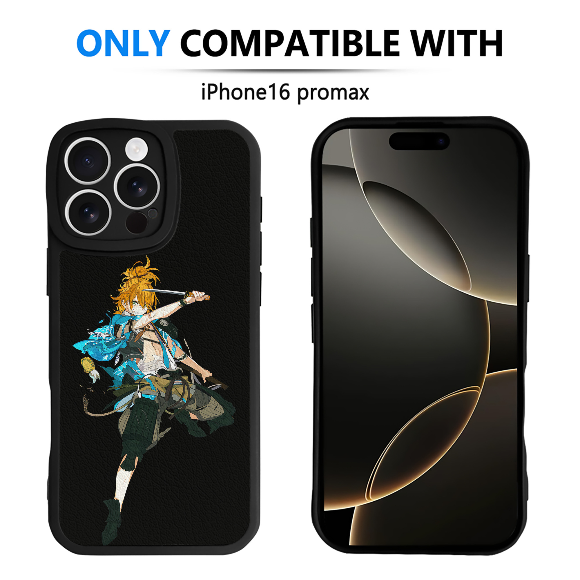 （画像用） 刀剣乱舞 Touken Ranbu 【iPhone 16シリーズ対応】シリコンスマホケース（レザー調） 材質：シリコン